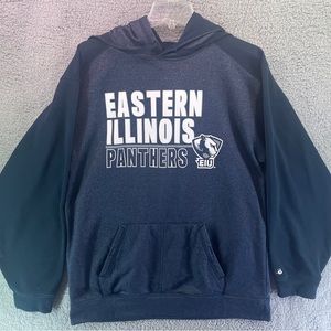 Eastern Illinois Panthers Men's Size M Logo Pullover Hoodie Fleece Lined